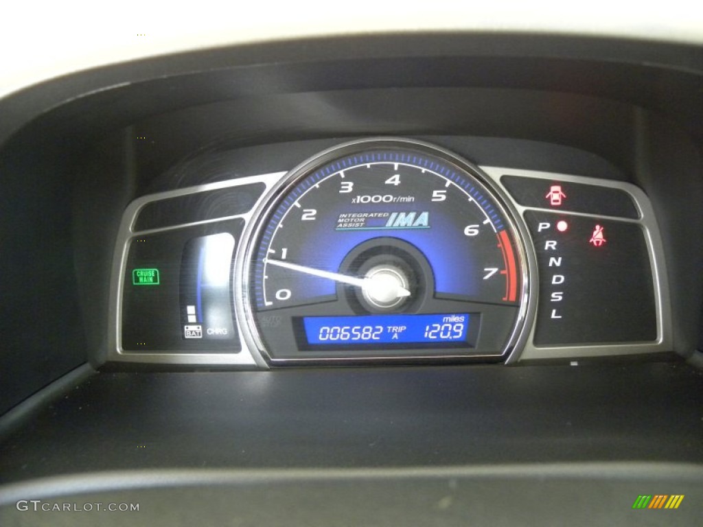 2010 Honda Civic Hybrid Sedan Gauges Photo #51234530