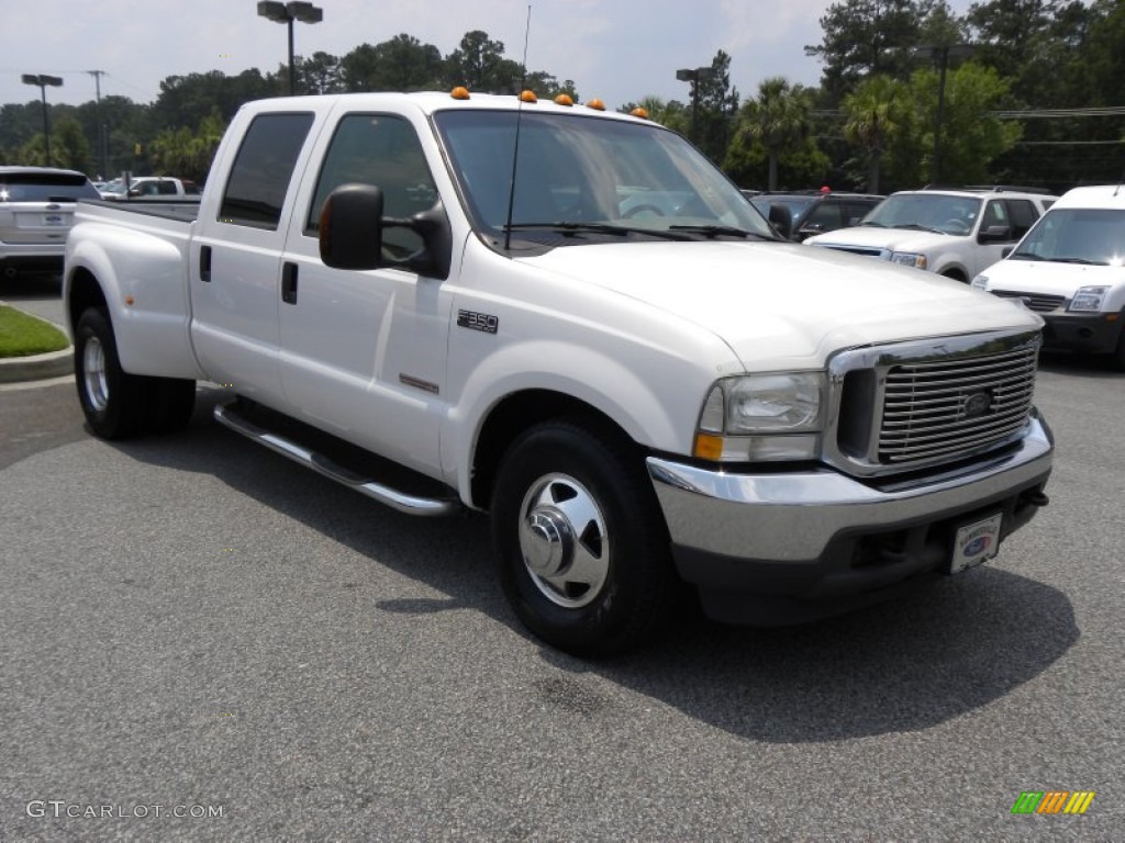 Oxford White 2003 Ford F350 Super Duty XLT Crew Cab Dually Exterior Photo #51235220