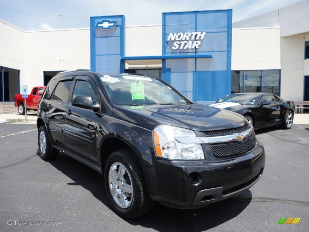 2009 Equinox LT - Black Granite Metallic / Light Gray photo #1