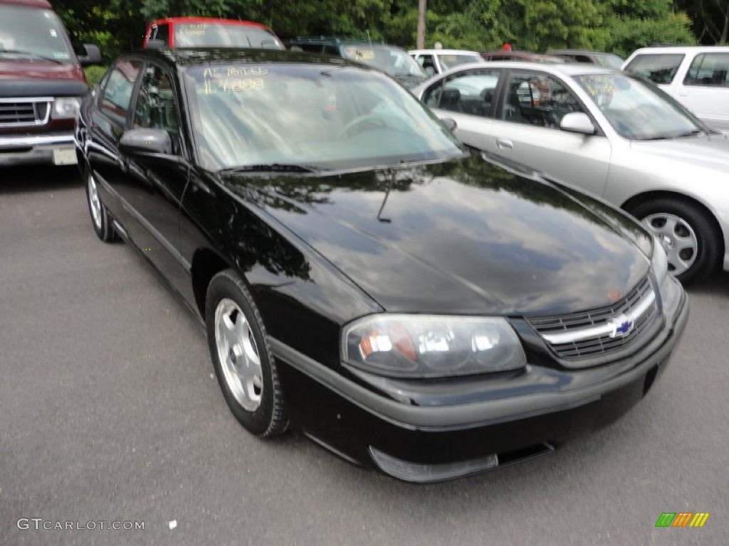 2001 Impala LS - Black / Medium Gray photo #1