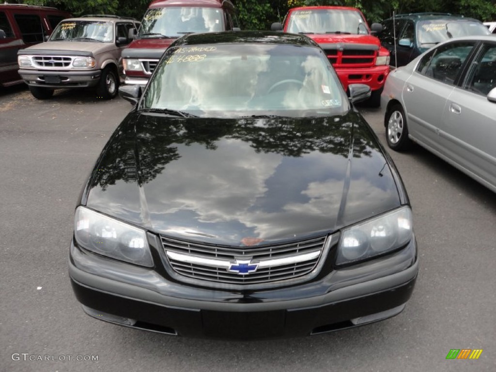 2001 Impala LS - Black / Medium Gray photo #2