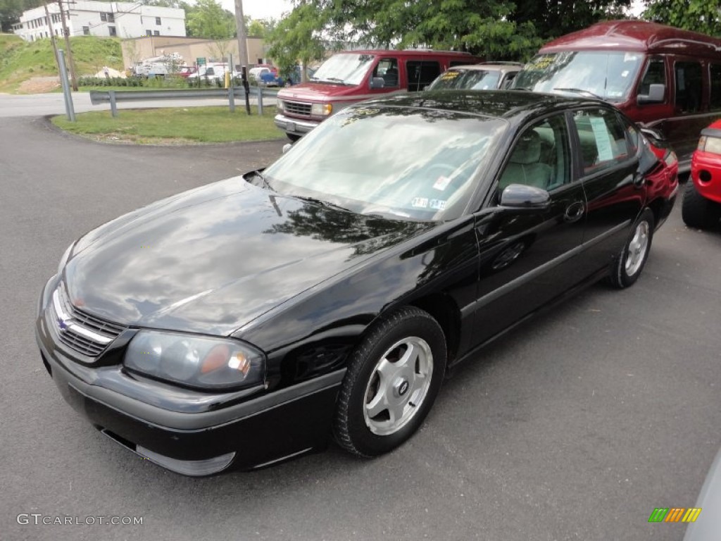 2001 Impala LS - Black / Medium Gray photo #3