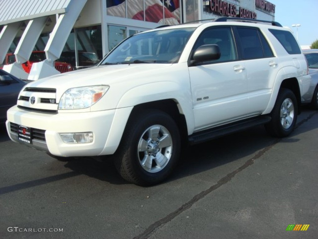 2004 4Runner SR5 4x4 - Natural White / Dark Charcoal photo #7