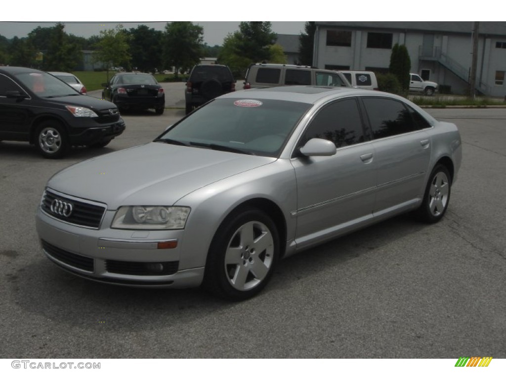 Light Silver Metallic Audi A8