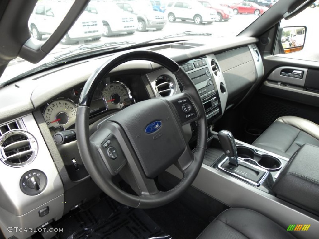 2011 Ford Expedition EL Limited Charcoal Black Dashboard Photo #51236876