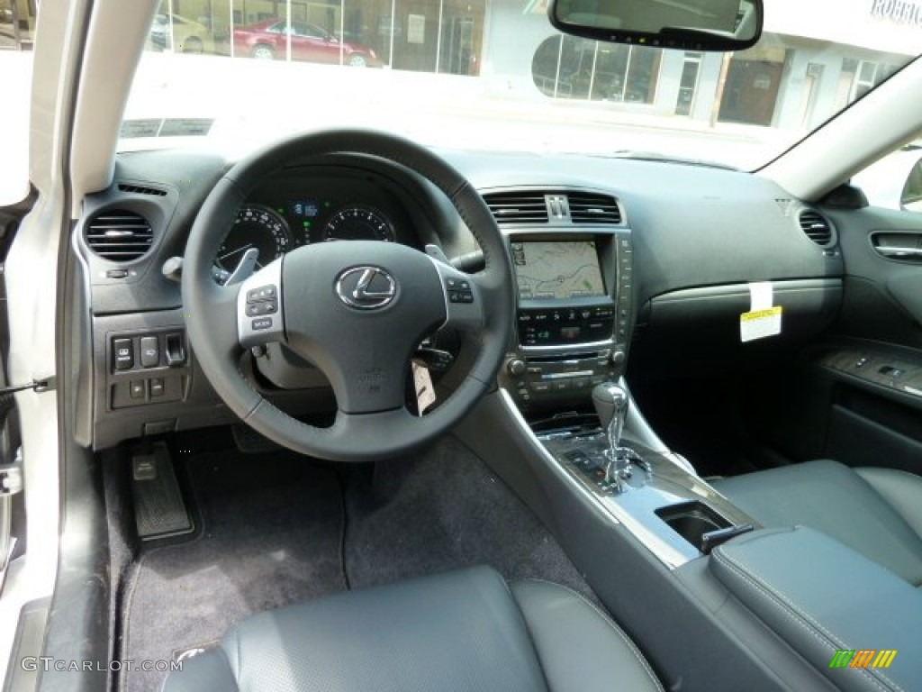 2011 Lexus IS 350 AWD Black Dashboard Photo #51237056