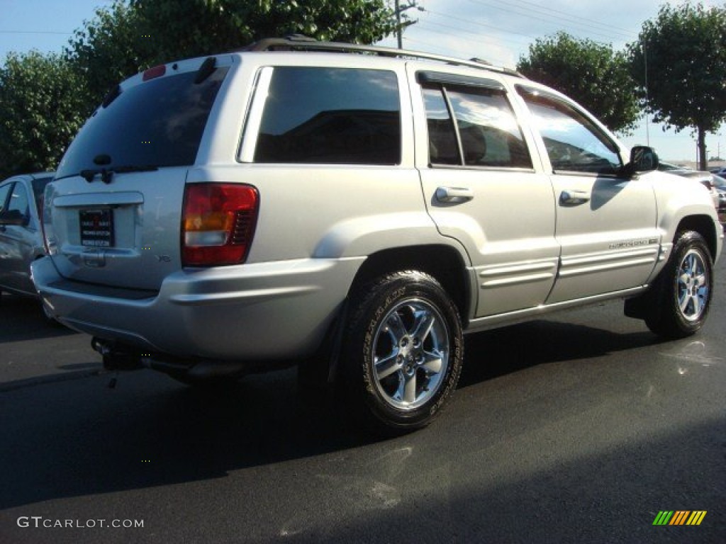 2004 Grand Cherokee Limited - Bright Silver Metallic / Dark Slate Gray photo #4