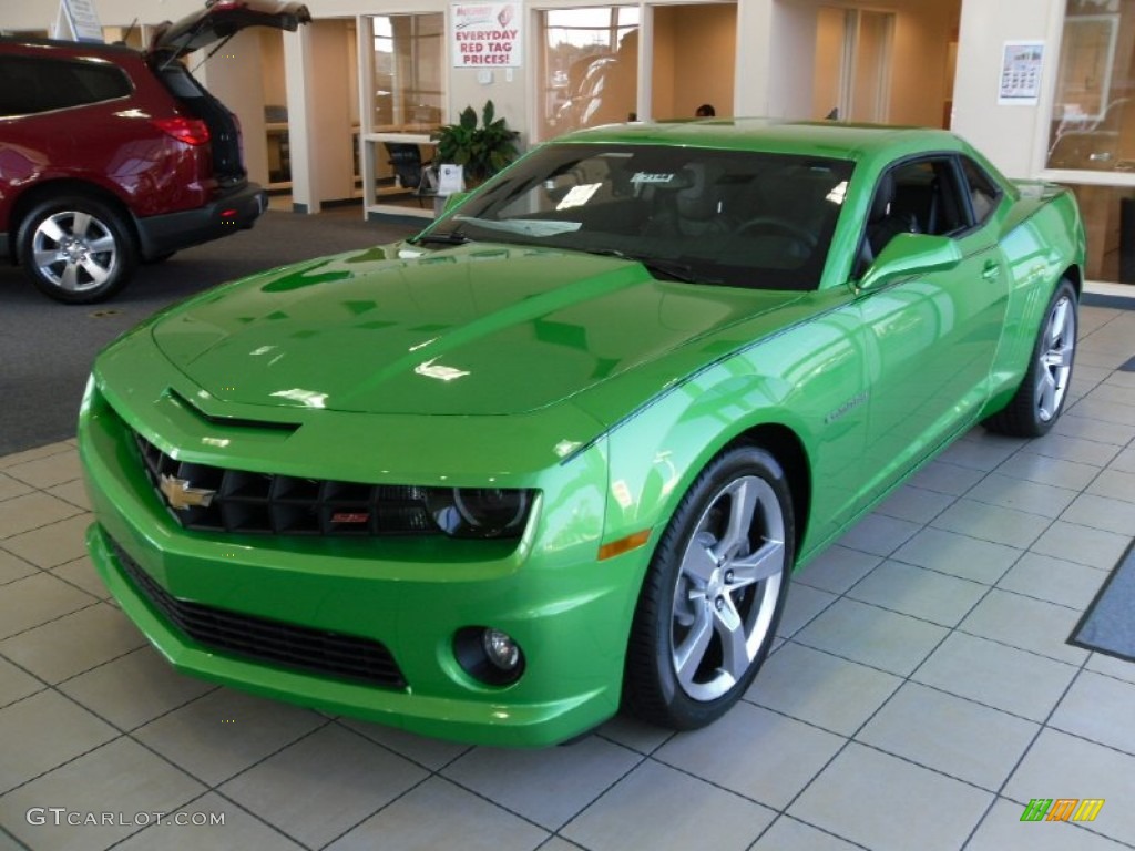 Synergy Green Metallic 2011 Chevrolet Camaro SS/RS Coupe Exterior Photo #51237503