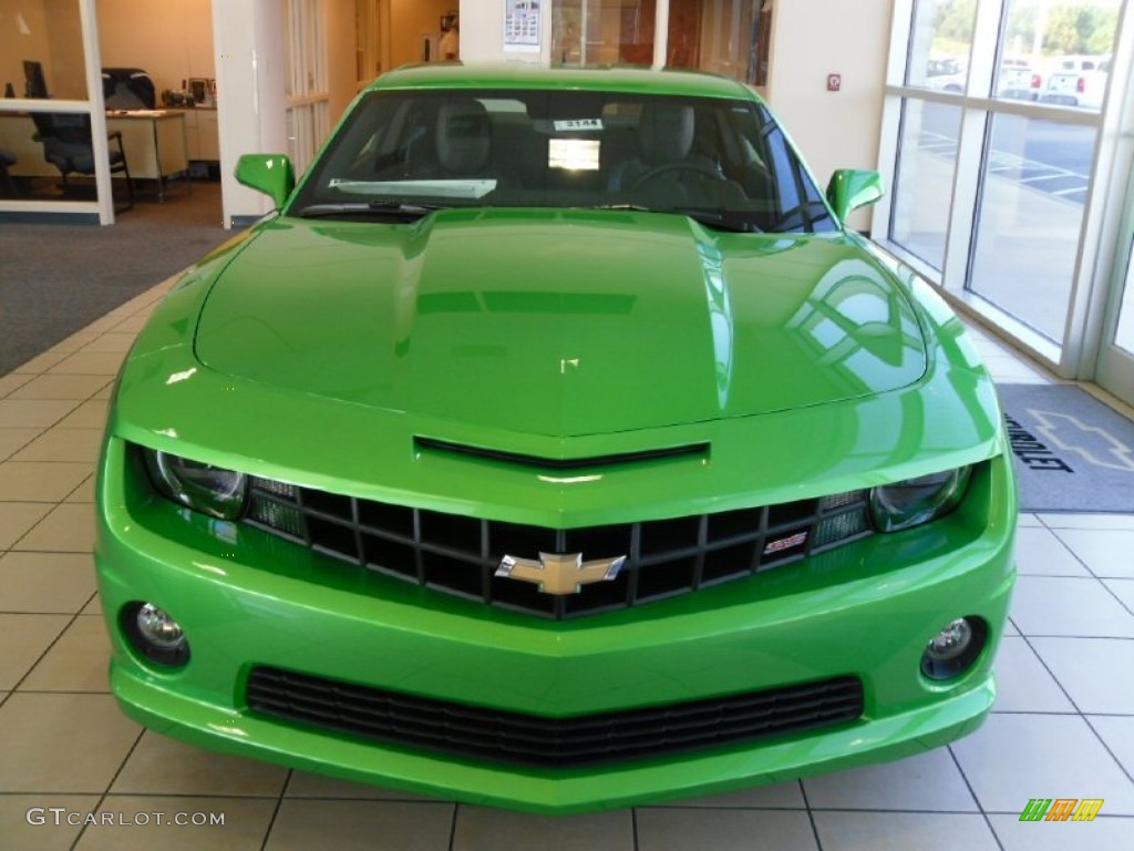 Synergy Green Metallic 2011 Chevrolet Camaro SS/RS Coupe Exterior Photo #51237566
