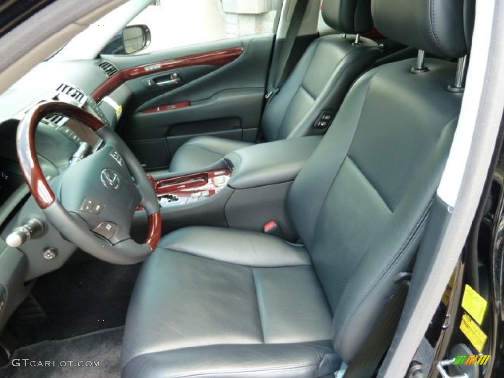 Black Interior 2011 Lexus LS 460 AWD Photo #51237749