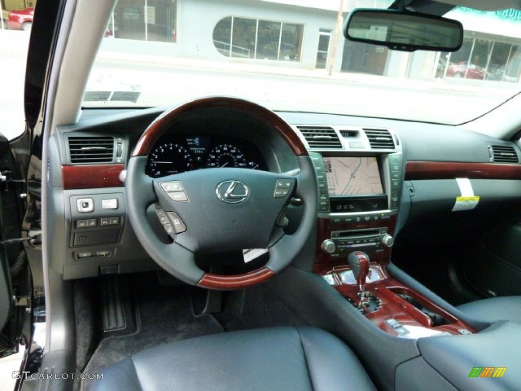 2011 Lexus LS 460 AWD Black Dashboard Photo #51237770