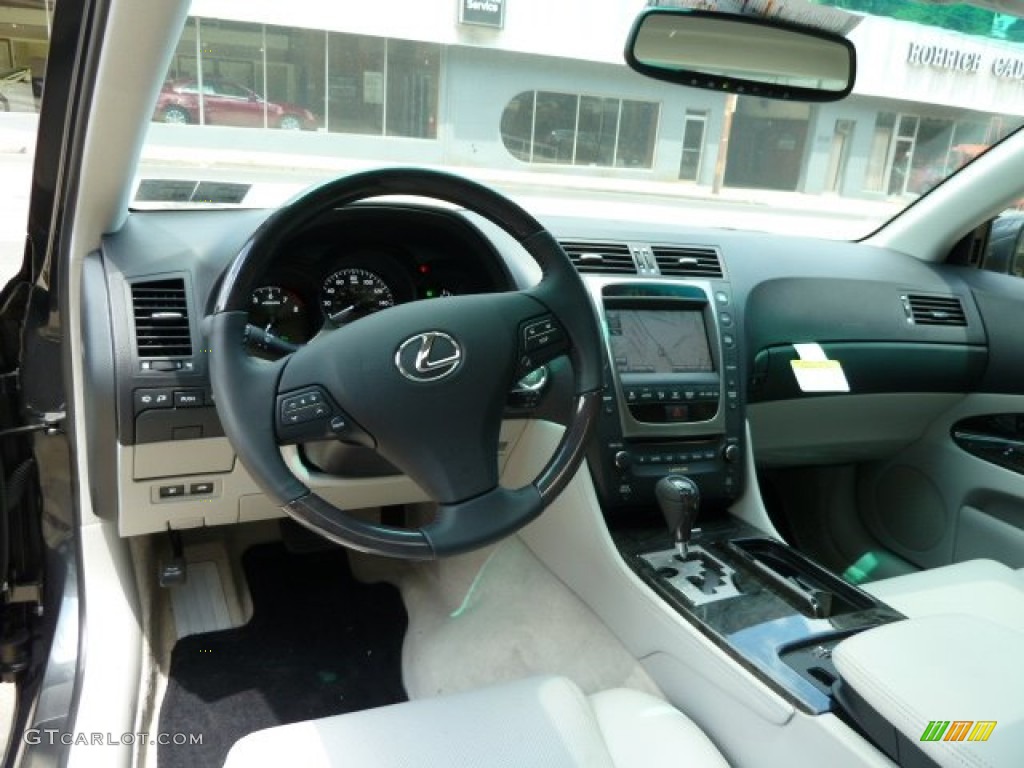 2011 Lexus GS 350 AWD Light Gray/Dark Grey Birds Eye Maple Dashboard Photo #51238208