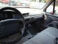1996 Ford F150 Opal Grey Interior Prime Interior Photo