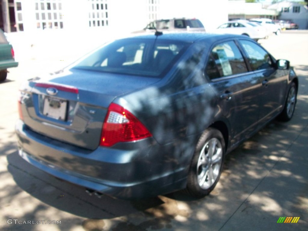 2012 Fusion SE - Steel Blue Metallic / Charcoal Black photo #5