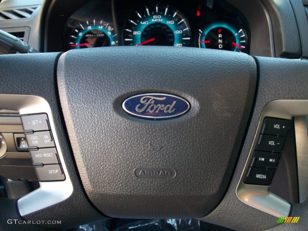 2012 Fusion SE - Steel Blue Metallic / Charcoal Black photo #11