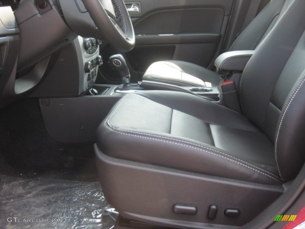 Charcoal Black Interior 2012 Ford Fusion SEL Photo #51240686