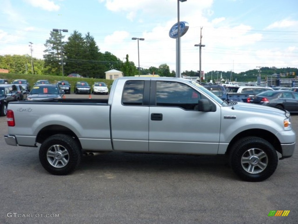 2006 F150 XLT SuperCab 4x4 - Silver Metallic / Medium Flint photo #5