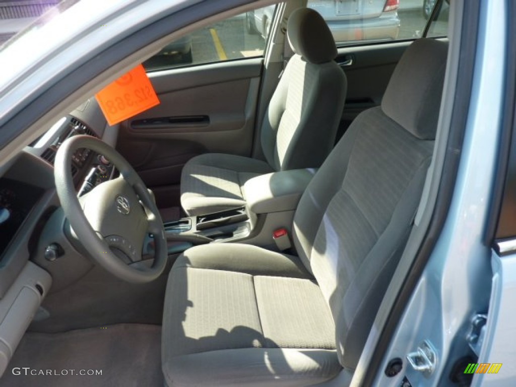 2005 Camry LE V6 - Sky Blue Pearl / Gray photo #10
