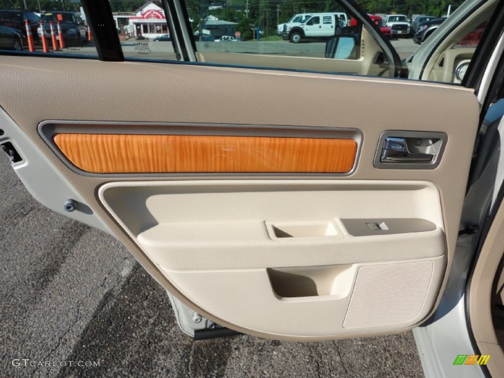 2008 MKZ AWD Sedan - Light Sage Metallic / Sand photo #14