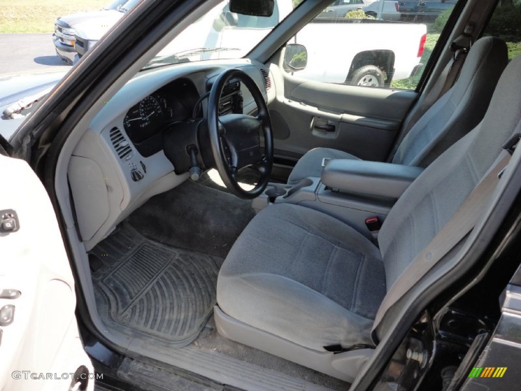 1999 Explorer XLT 4x4 - Black Clearcoat / Medium Graphite Grey photo #10
