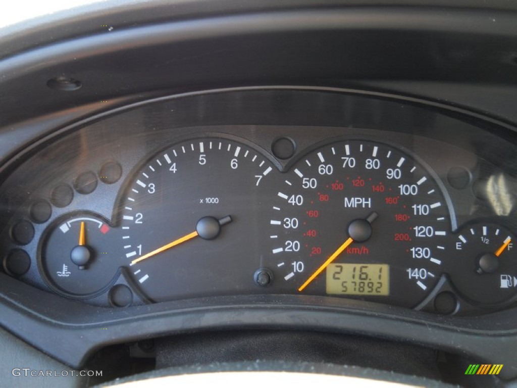 2004 Ford Focus ZX3 Coupe Gauges Photo #51243439