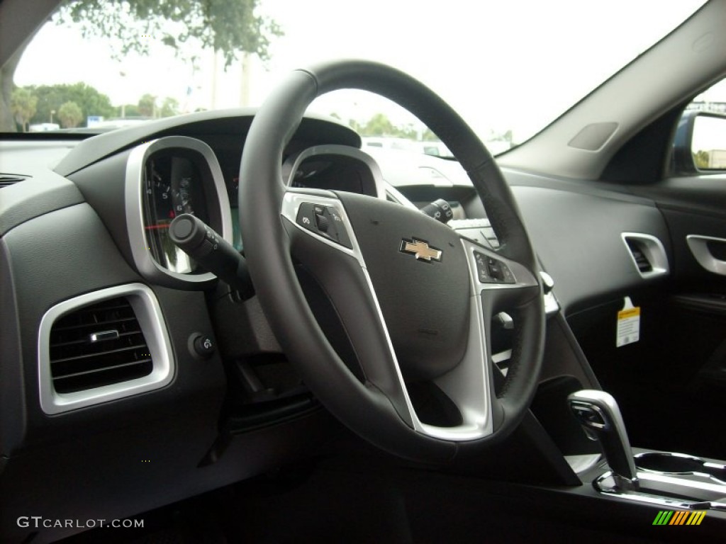 2011 Equinox LT - Twilight Blue Metallic / Jet Black photo #10