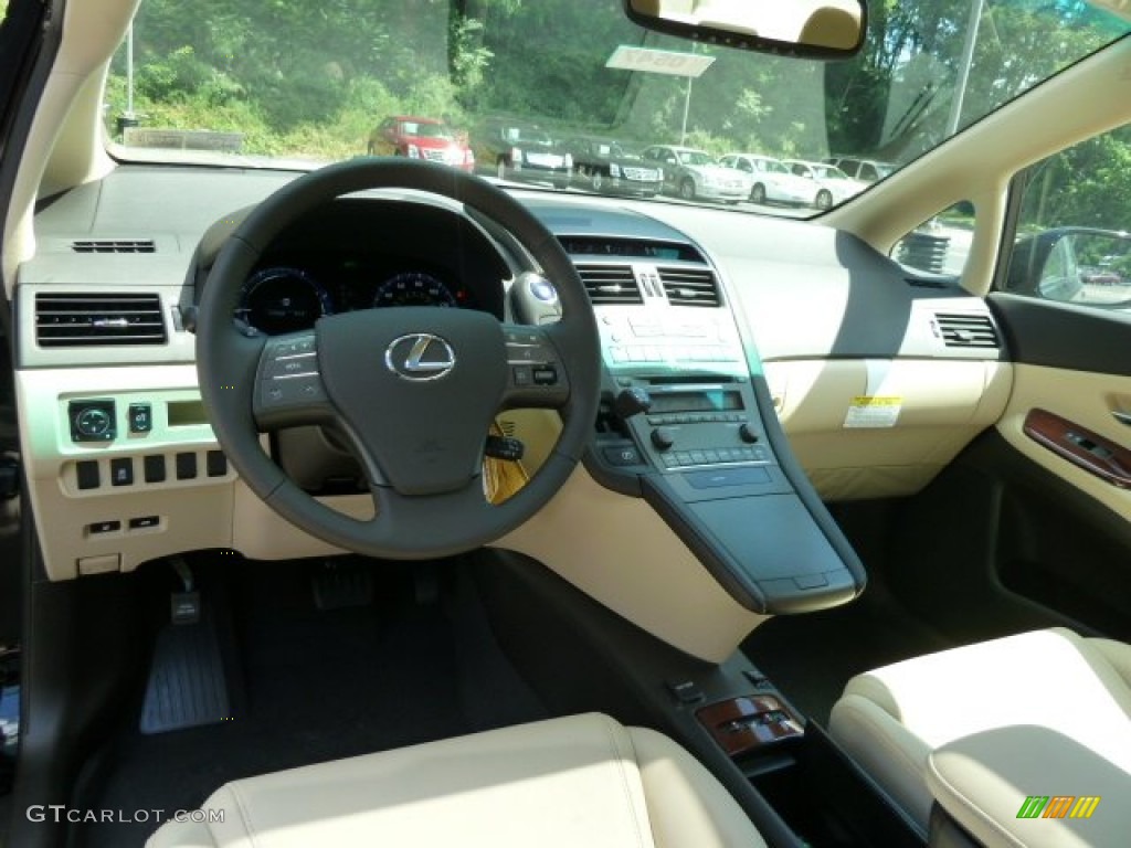 2011 Lexus HS 250h Hybrid Premium Parchment Dashboard Photo #51244519