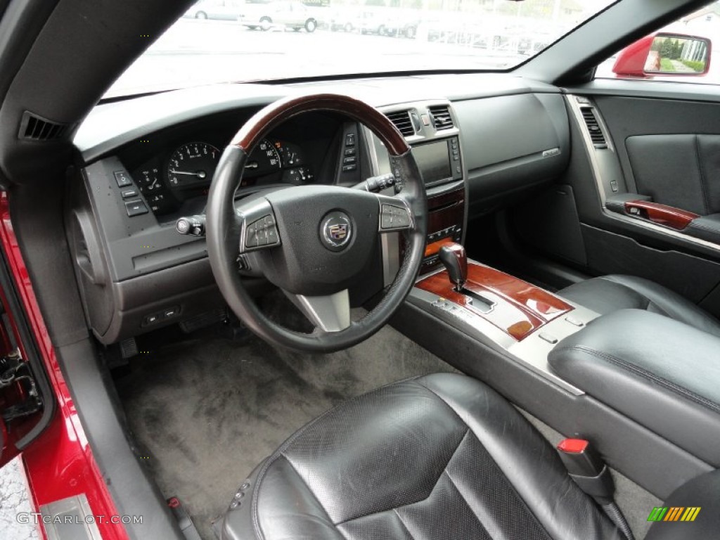 Ebony Interior 2008 Cadillac XLR Roadster Photo #51244687
