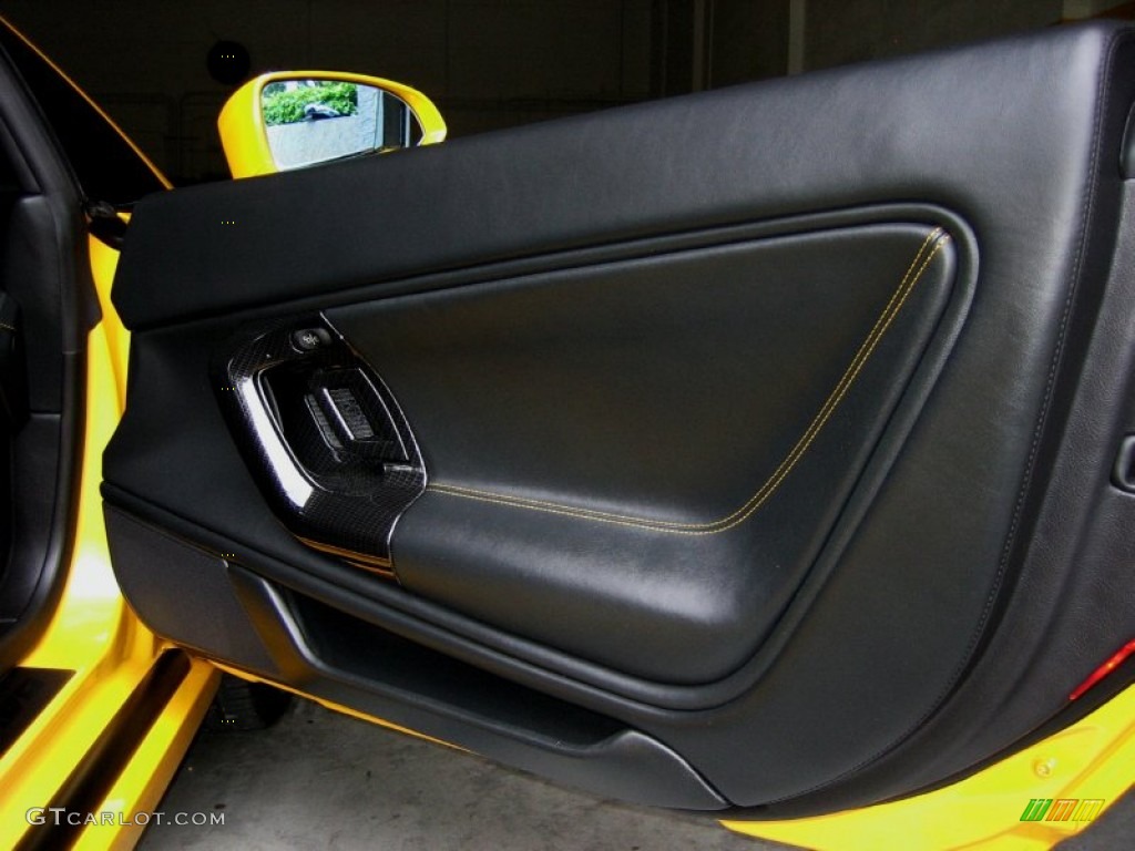 2007 Lamborghini Gallardo Coupe Nero Perseus Door Panel Photo #51244957
