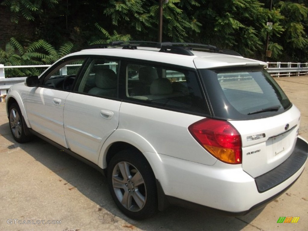 2006 Outback 3.0 R L.L.Bean Edition Wagon - Satin White Pearl / Taupe photo #7