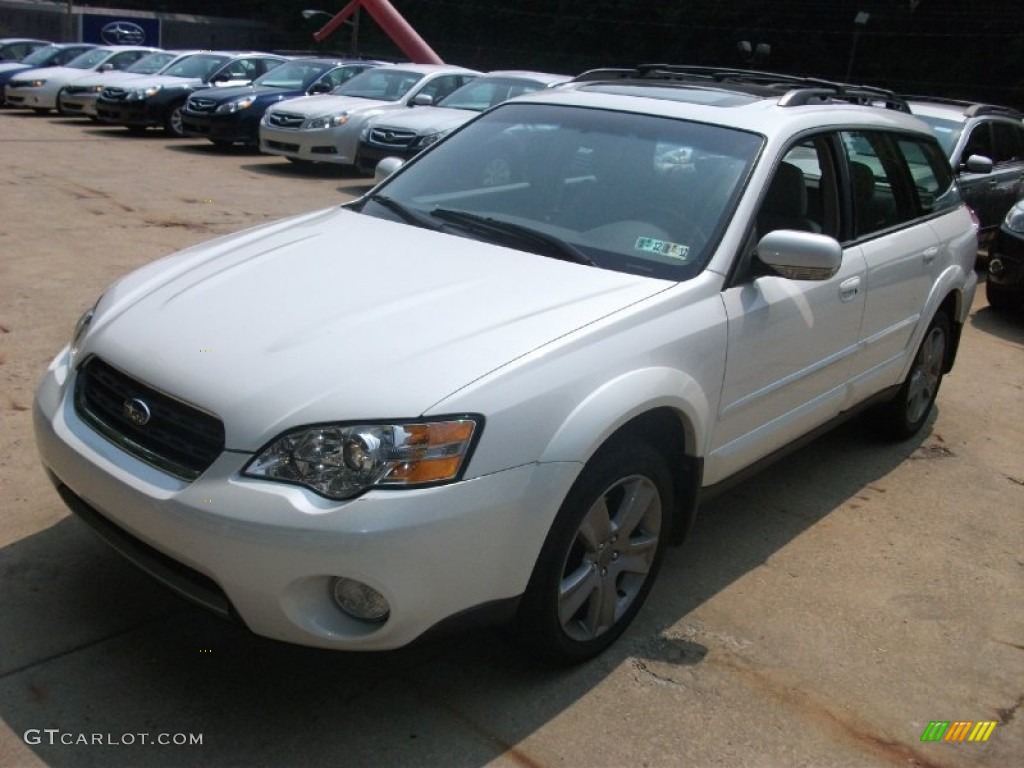 2006 Outback 3.0 R L.L.Bean Edition Wagon - Satin White Pearl / Taupe photo #9