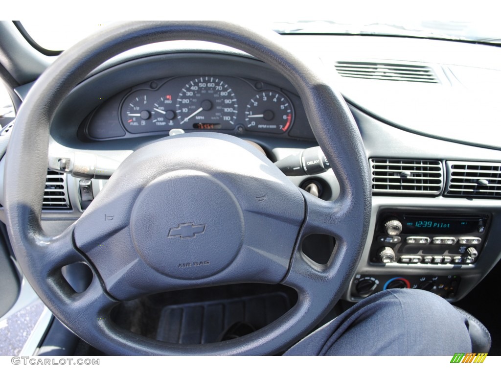 2004 Chevrolet Cavalier LS Sport Sedan Graphite Steering Wheel Photo #51245071
