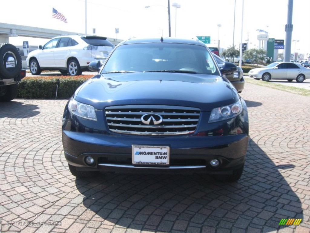 2007 FX 45 AWD - Sapphire Blue Metallic / Wheat photo #2
