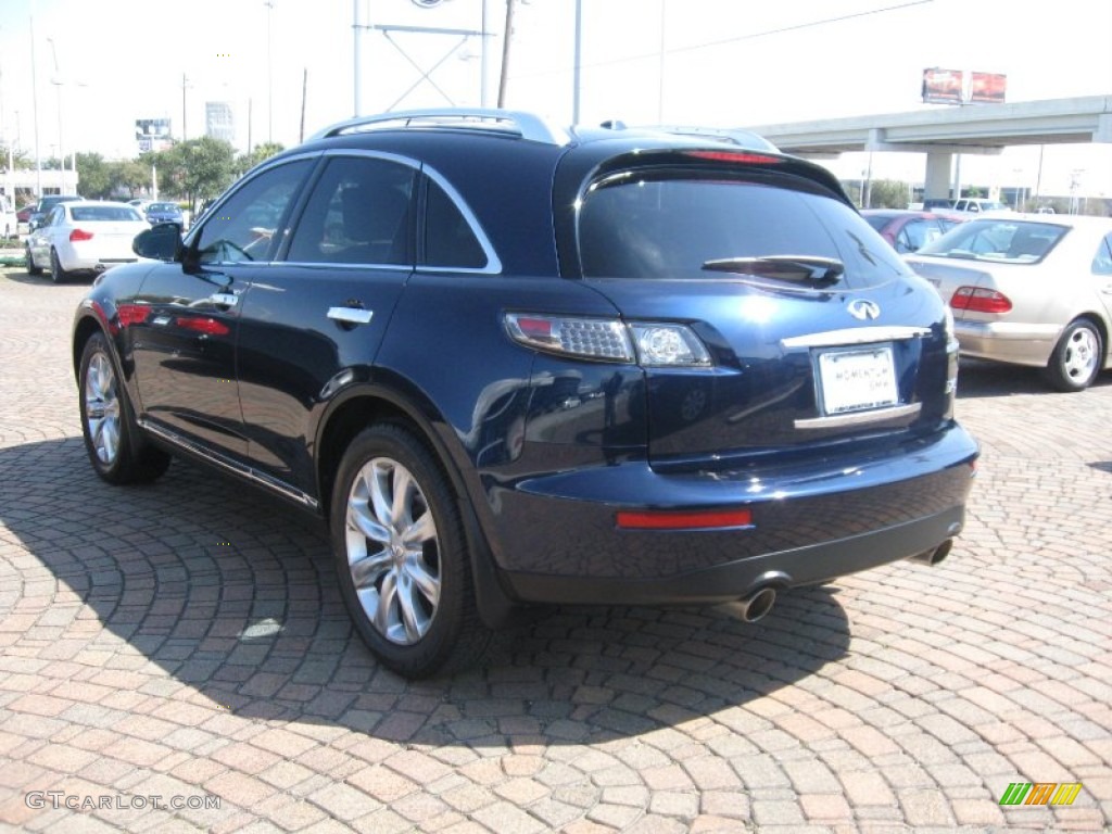 2007 FX 45 AWD - Sapphire Blue Metallic / Wheat photo #5