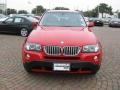 2007 Crimson Red BMW X3 3.0si  photo #2