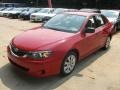 2008 Lightning Red Subaru Impreza 2.5i Sedan  photo #9