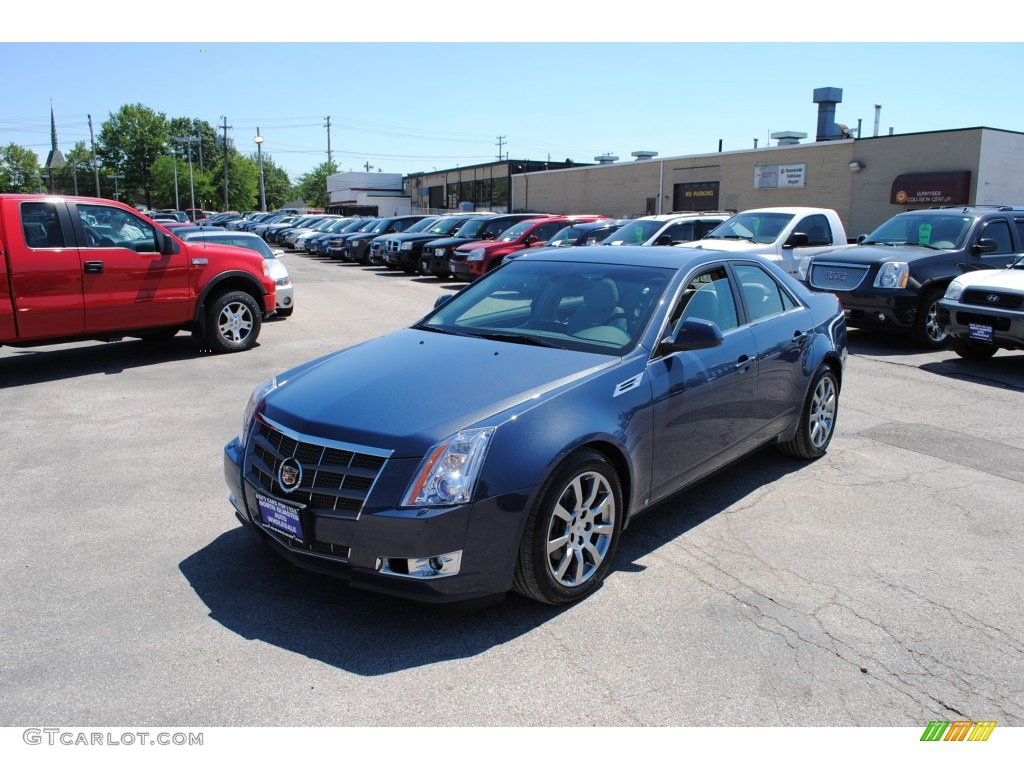 Blue Diamond Tri-Coat 2009 Cadillac CTS 4 AWD Sedan Exterior Photo #51246170