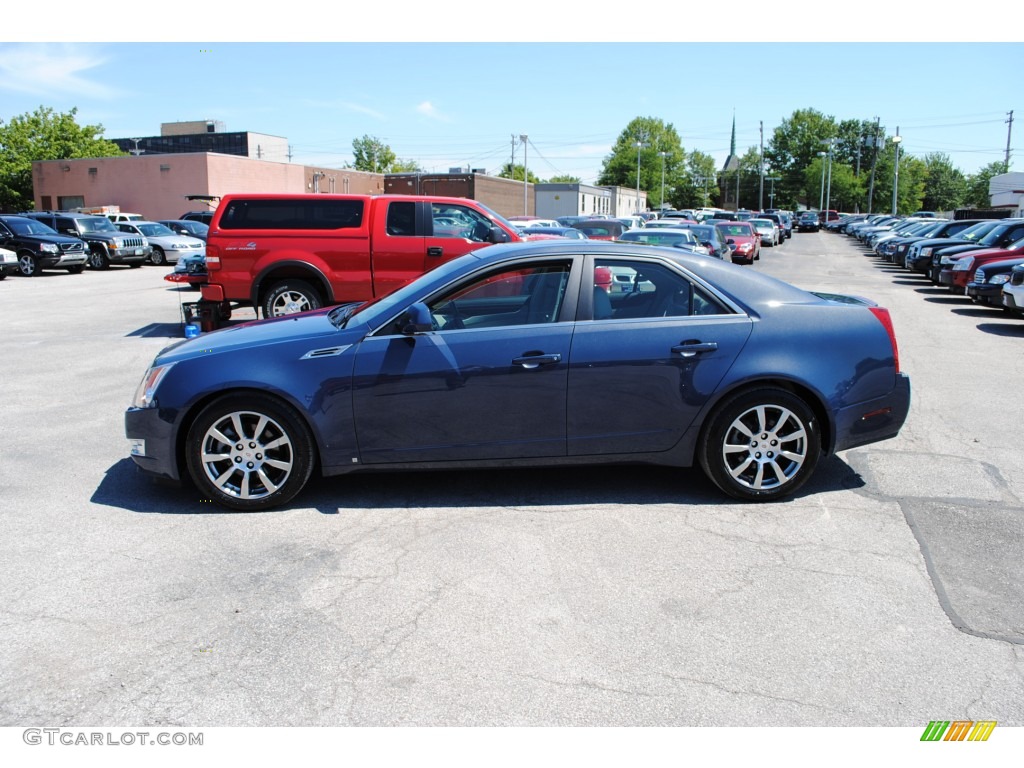 Blue Diamond Tri-Coat 2009 Cadillac CTS 4 AWD Sedan Exterior Photo #51246221