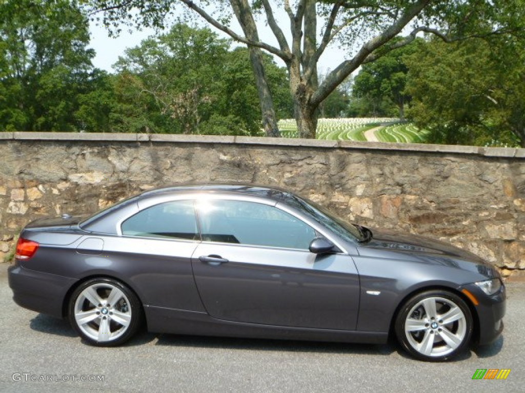 2007 3 Series 335i Convertible - Sparkling Graphite Metallic / Grey photo #10