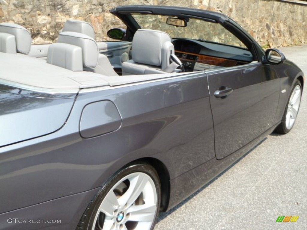 2007 3 Series 335i Convertible - Sparkling Graphite Metallic / Grey photo #15