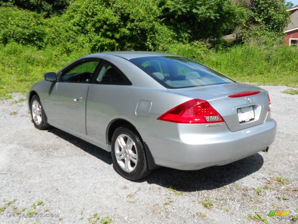 2007 Accord LX Coupe - Alabaster Silver Metallic / Black photo #2