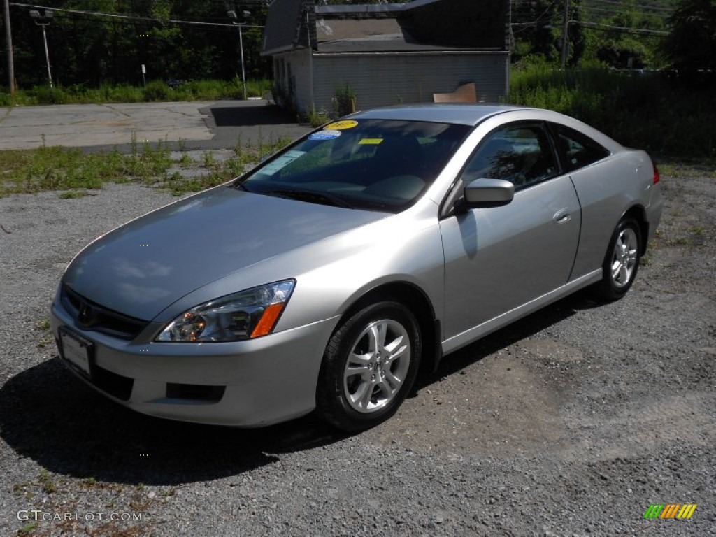 2007 Accord LX Coupe - Alabaster Silver Metallic / Black photo #19