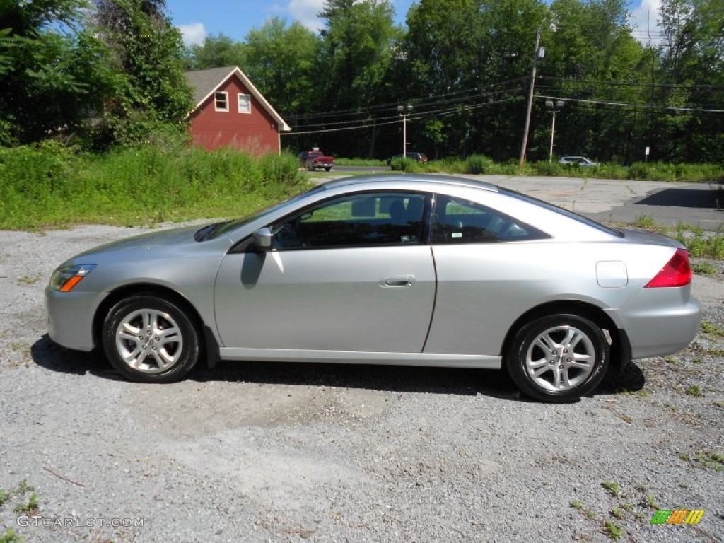 2007 Accord LX Coupe - Alabaster Silver Metallic / Black photo #20