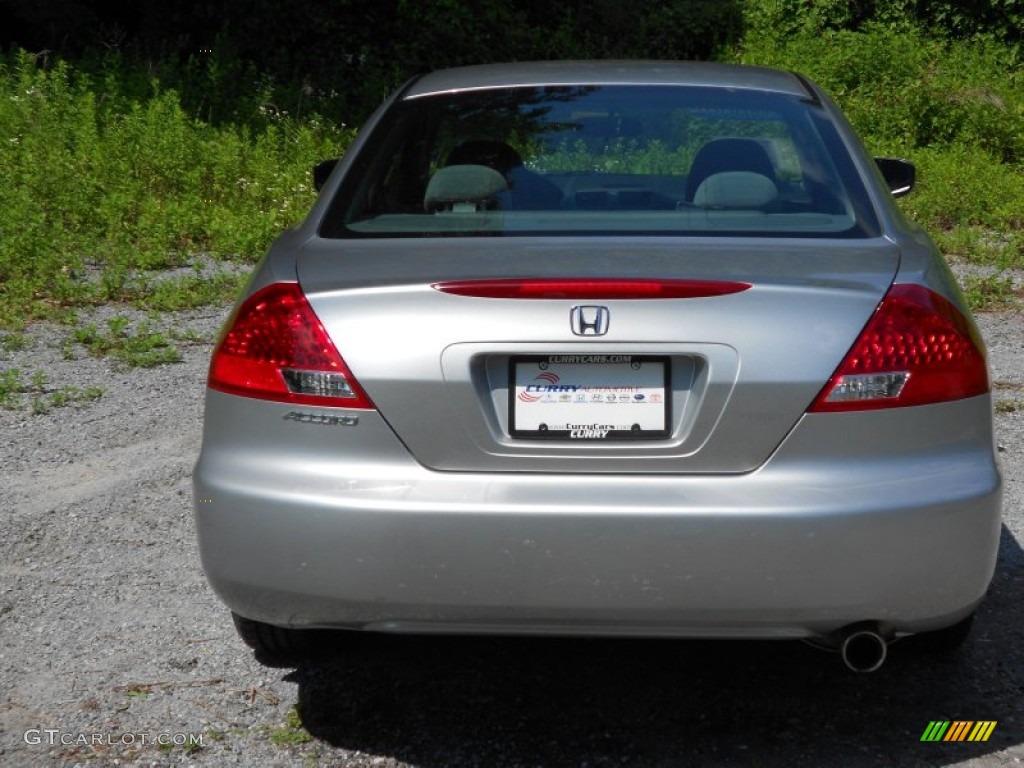 2007 Accord LX Coupe - Alabaster Silver Metallic / Black photo #22