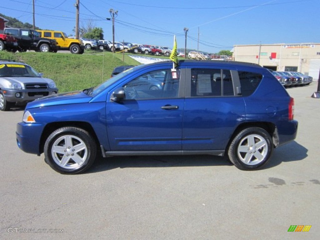 2009 Compass Sport - Deep Water Blue Pearl / Dark Slate Gray/Medium Slate Gray photo #2