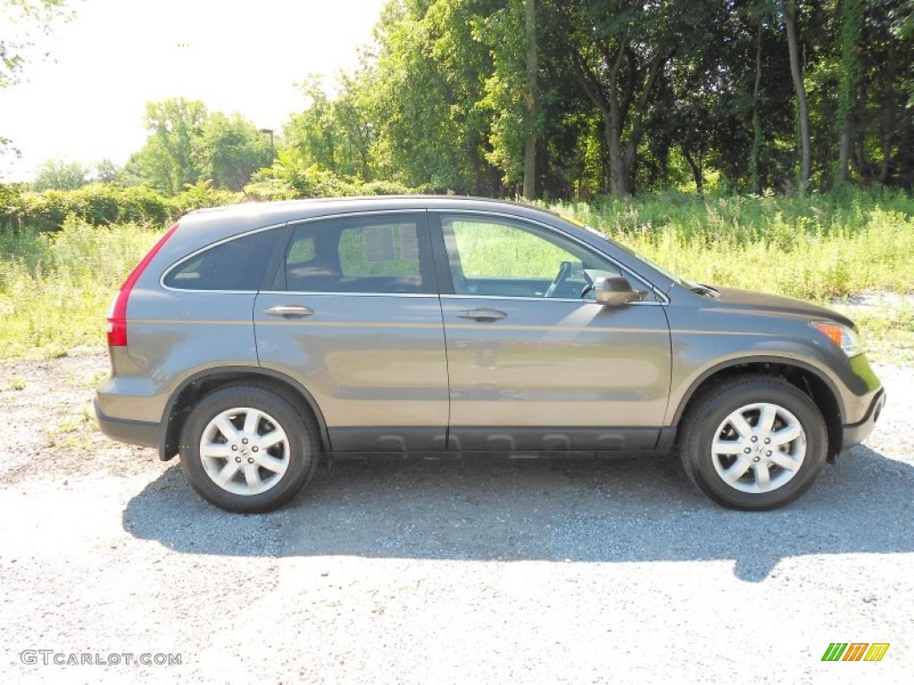 2009 CR-V EX-L 4WD - Urban Titanium Metallic / Ivory photo #22