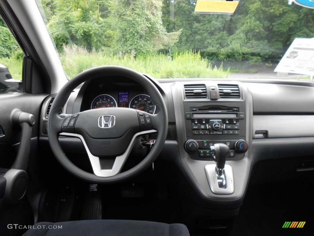 2010 Honda CR-V EX AWD Black Dashboard Photo #51250562