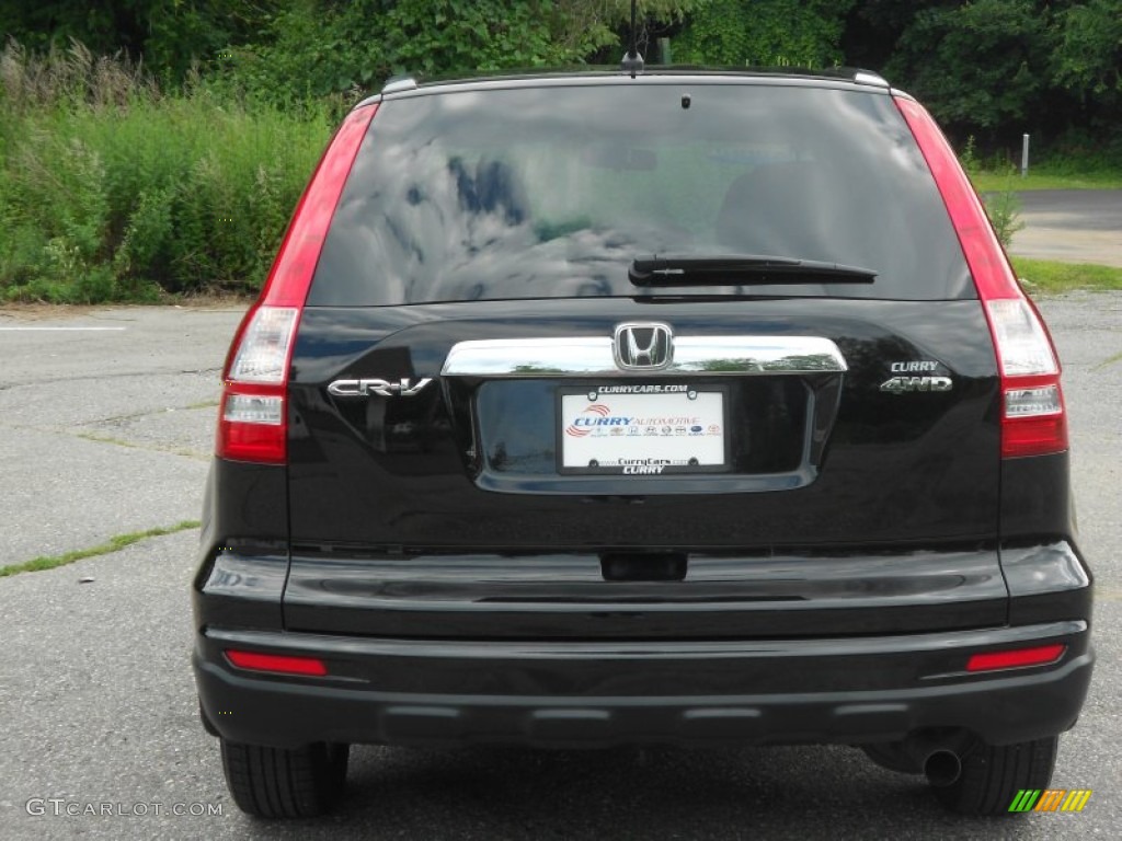 2010 CR-V EX AWD - Crystal Black Pearl / Black photo #23