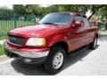 Toreador Red Metallic 2000 Ford F150 XLT Extended Cab 4x4