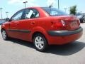 2008 Tropical Red Kia Rio LX Sedan  photo #4